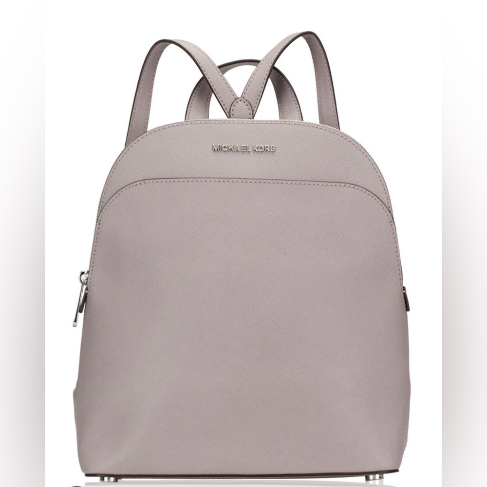 Michael Kors Pearl Grey Emmy Backpack